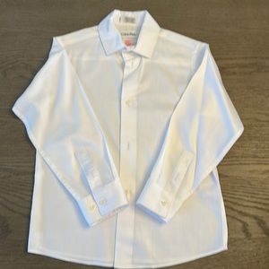 Shirt, white, Calvin Klein, size 7